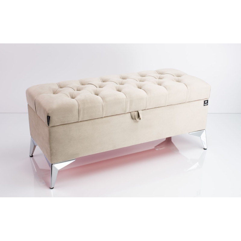 Tufted Storage Bench Chesterfield Q-2 Casablanca 2303